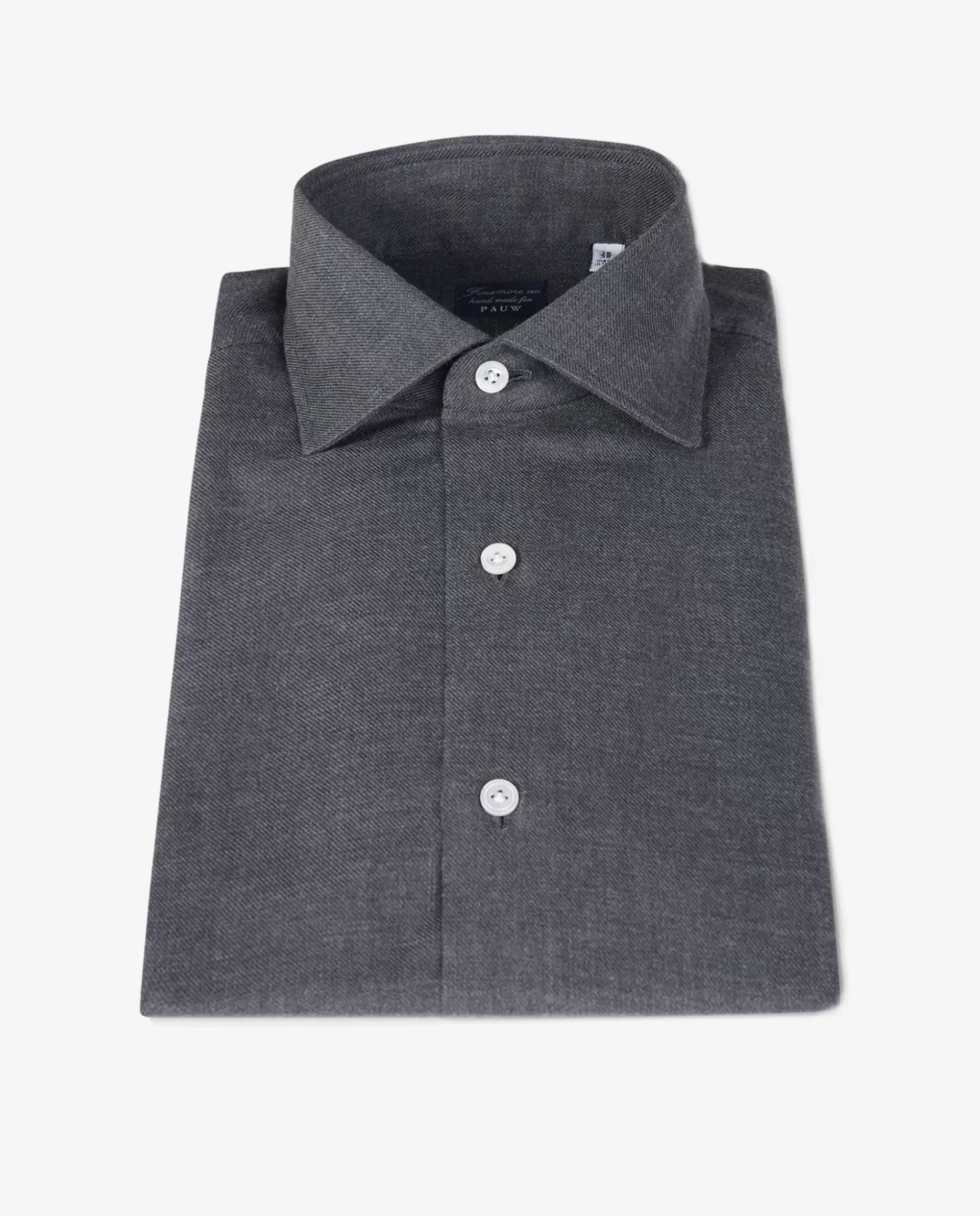 Clearance Katoen Cashmere Shirt Mannen Shirts
