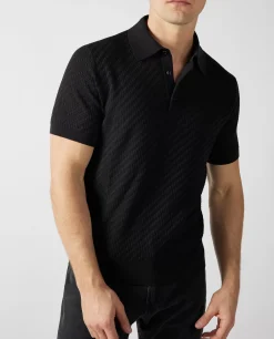 Store Katoen Zijde Mix Polo Mannen Polo