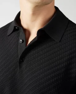 Store Katoen Zijde Mix Polo Mannen Polo