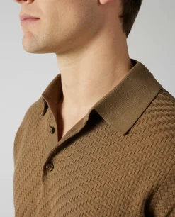 Flash Sale Katoen Zijde Mix Polo Mannen Polo