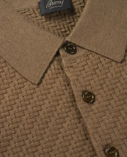 Flash Sale Katoen Zijde Mix Polo Mannen Polo