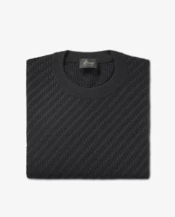 Flash Sale Katoen Zijde Mix Trui Mannen Knitwear