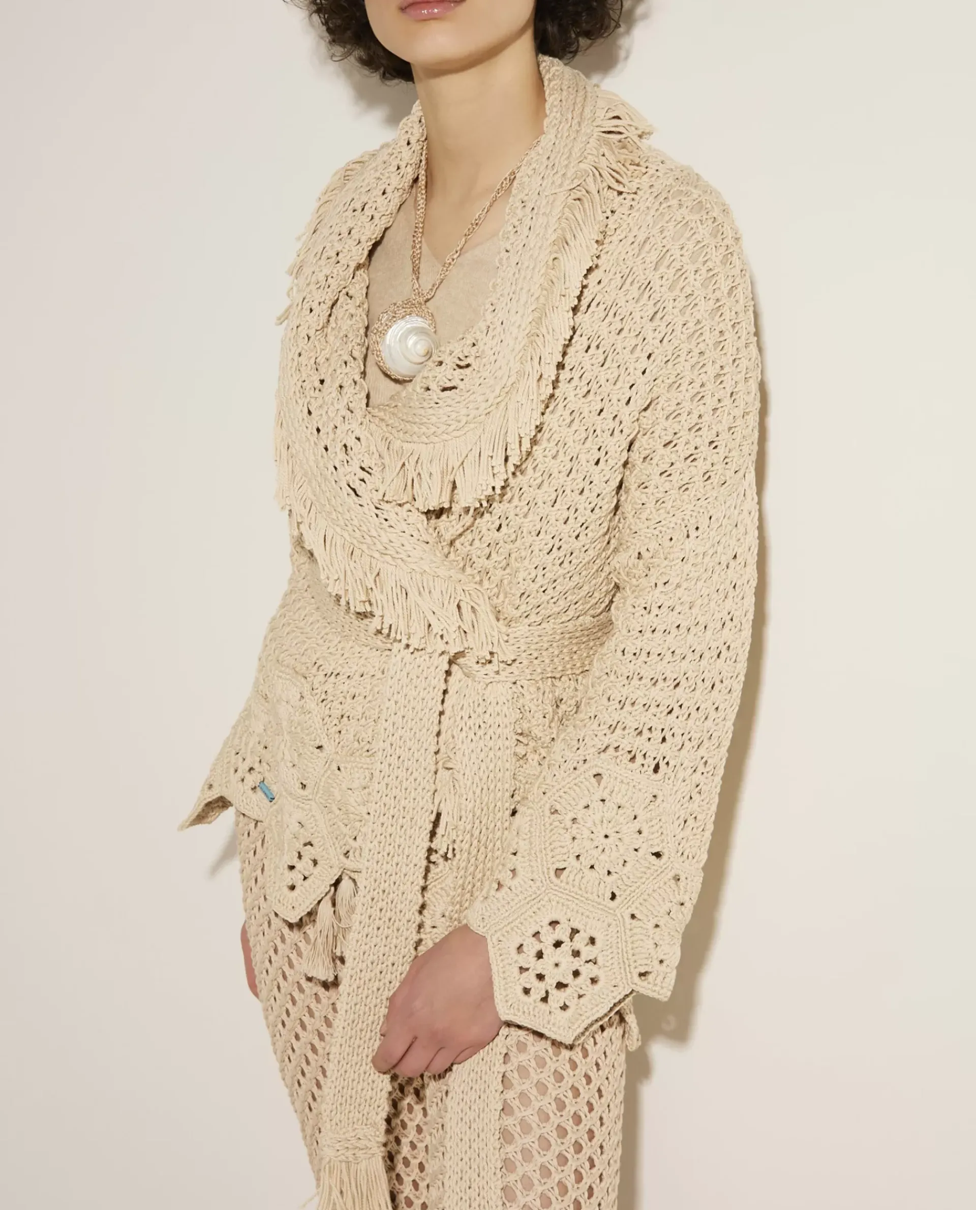 Online Katoenen Blooming Flowers Vest Vrouwen Knitwear