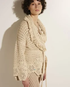 Online Katoenen Blooming Flowers Vest Vrouwen Knitwear