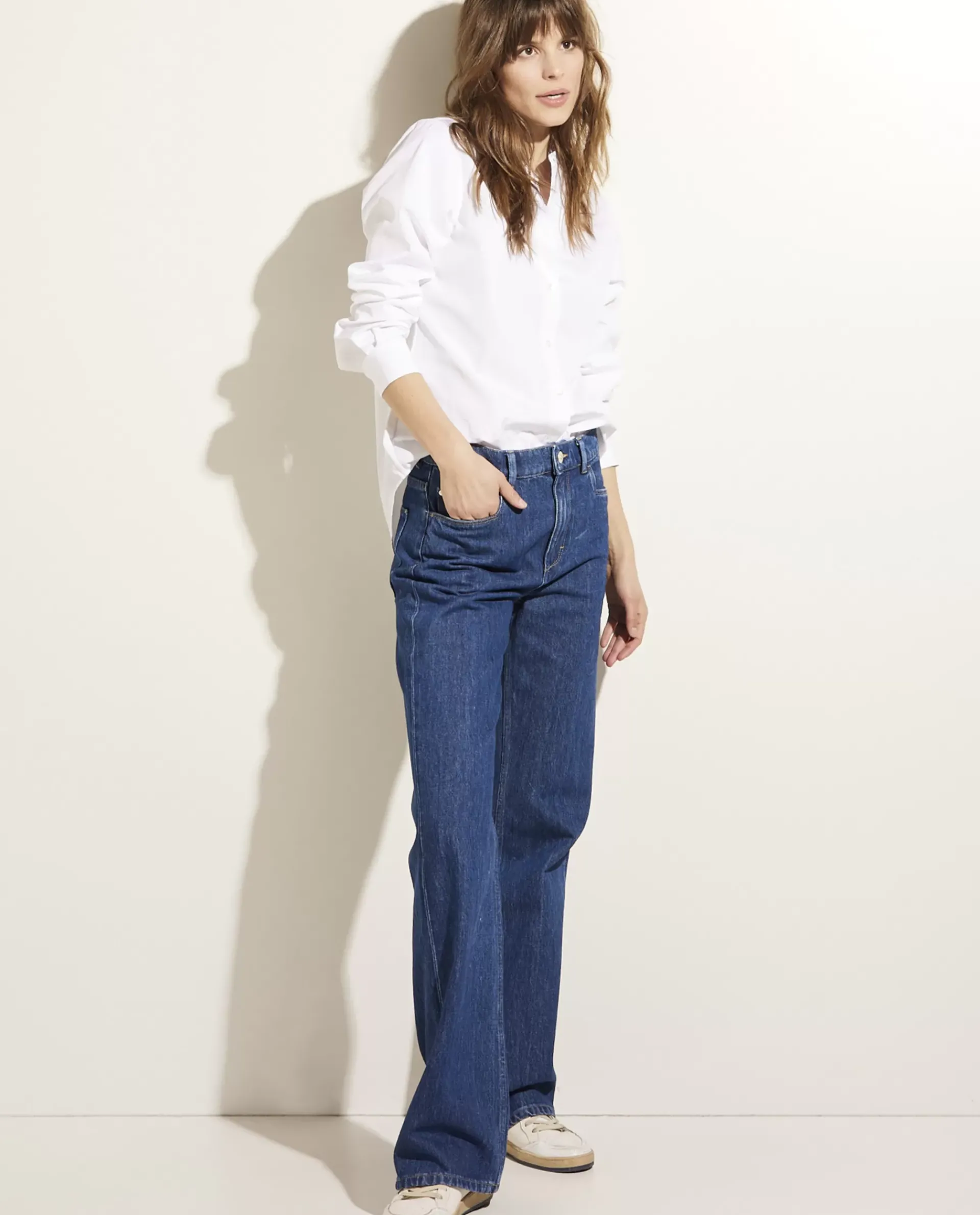 Outlet Katoenen Blouse Vrouwen Blouses