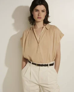 Sale Katoenen Blouse Vrouwen Blouses