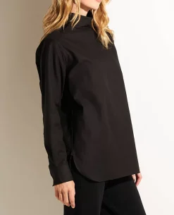 Clearance Katoenen Blouse Met Col Vrouwen Blouses