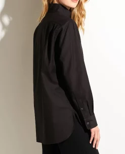 Clearance Katoenen Blouse Met Col Vrouwen Blouses
