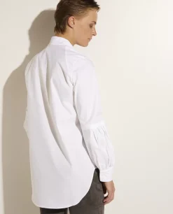 Best Sale Katoenen Blouse Met Strik Vrouwen Blouses