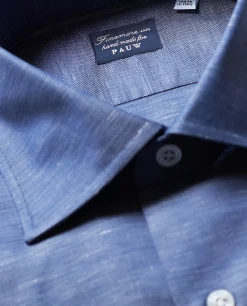Sale Katoenen Linnen Shirt Mannen Shirts
