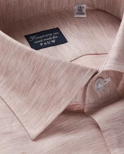 Fashion Katoenen Linnen Shirt Mannen Shirts
