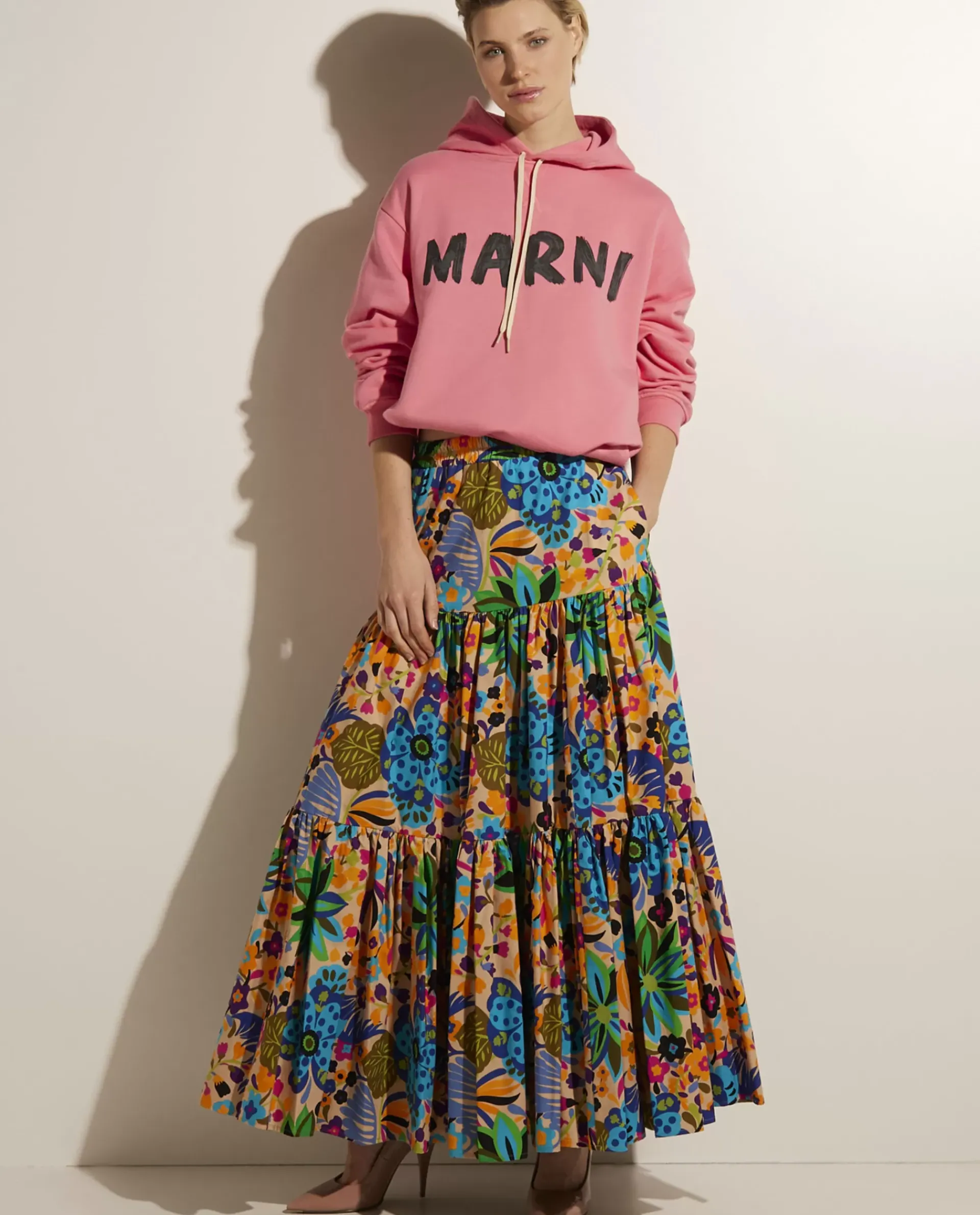 Fashion Katoenen Maxi Rok Vrouwen Rokken