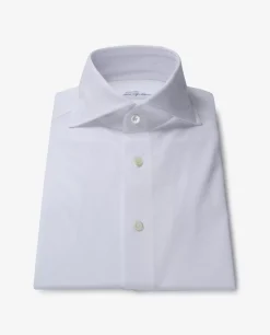 Store Katoenen Pique Shirt Mannen Shirts