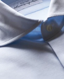 Discount Katoenen Pique Shirt Mannen Shirts