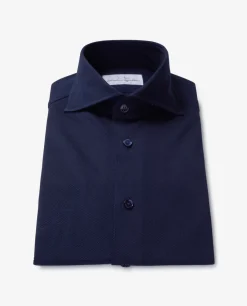 Discount Katoenen Pique Shirt Mannen Shirts