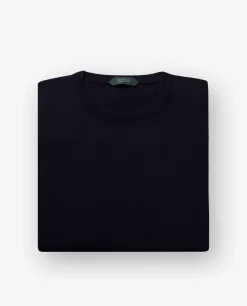 Shop Katoenen Ronde Hals Trui Mannen Knitwear