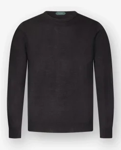 Flash Sale Katoenen Ronde Hals Trui Mannen Knitwear