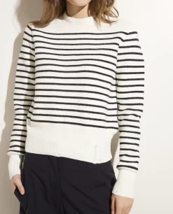 Discount Katoenen Trui Met Strepen Vrouwen Sweaters