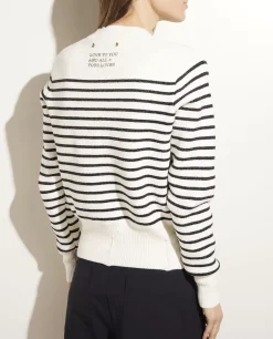 Discount Katoenen Trui Met Strepen Vrouwen Sweaters