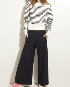 Discount Katoenen Trui Met Strepen Vrouwen Sweaters