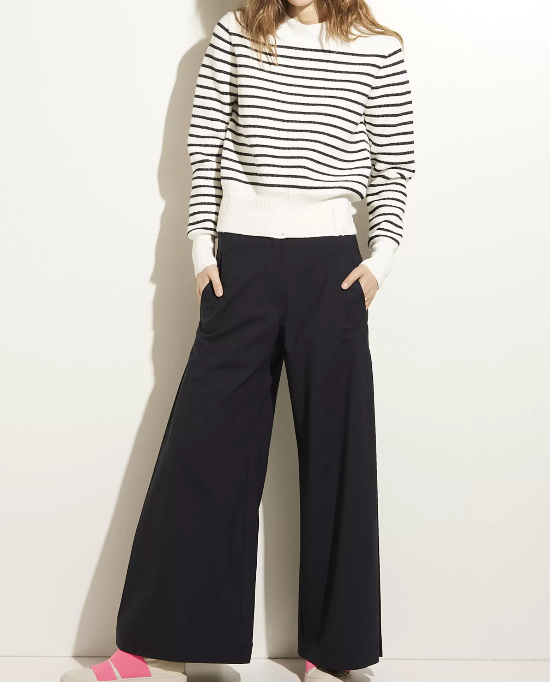 Discount Katoenen Trui Met Strepen Vrouwen Sweaters