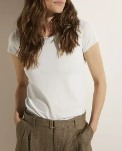 Sale Katoenen T-Shirt Vrouwen Tops