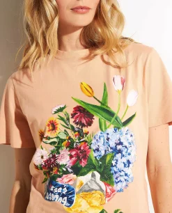 Store Katoenen T-Shirt Vrouwen Tops
