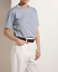 Best Katoenen T-Shirt Met Ronde Hals Vrouwen Tops