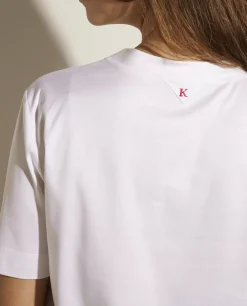 Best Katoenen T-Shirt Met Ronde Hals Vrouwen Tops