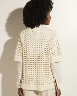 Outlet Katoenen-Cashmere Trui Vrouwen Sweaters