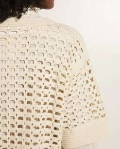 Outlet Katoenen-Cashmere Trui Vrouwen Sweaters