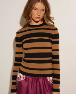 Outlet Katoenen-Cashmere Trui Vrouwen Tops