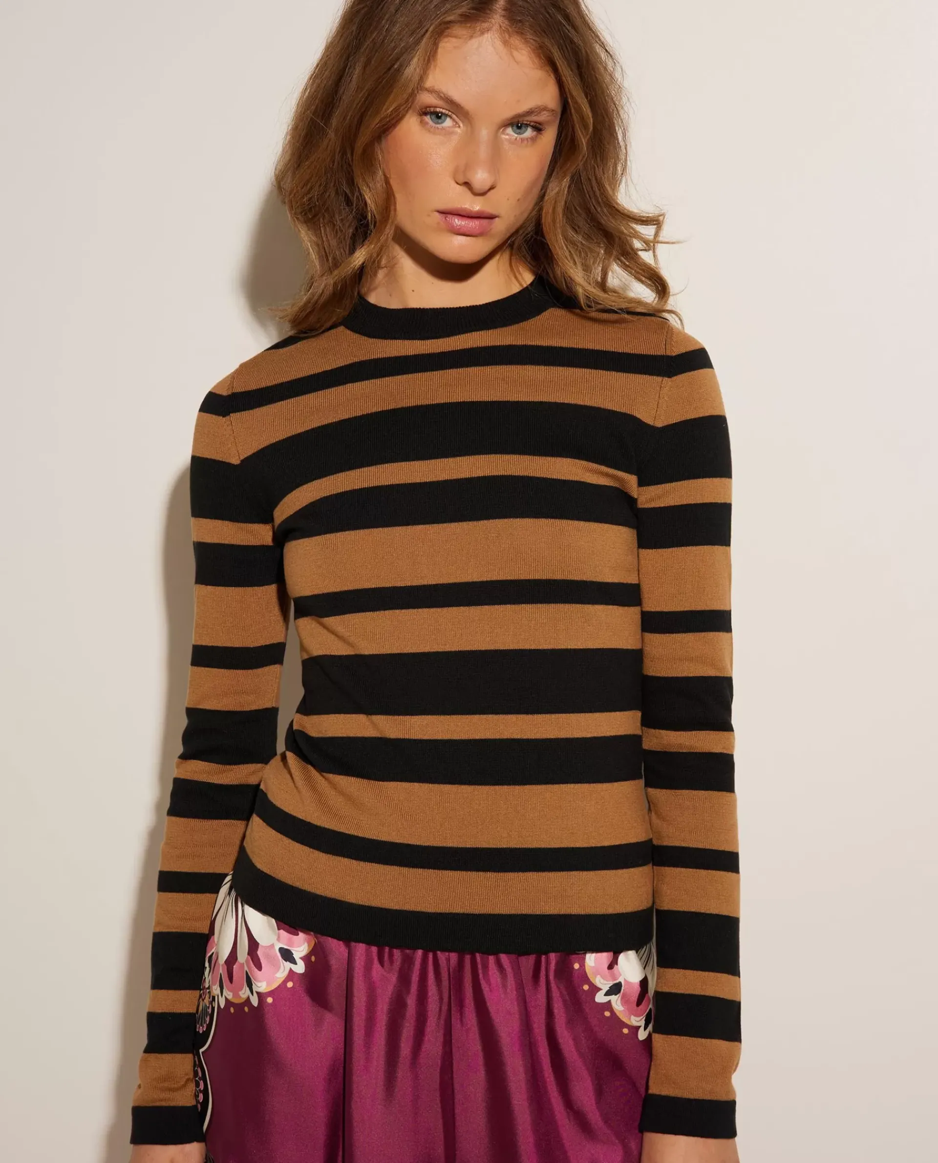 Outlet Katoenen-Cashmere Trui Vrouwen Tops