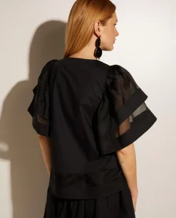 Cheap Katoenen-Linnen Blouse Vrouwen Blouses