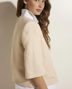 Cheap Katoen-Linnen Blazer Vrouwen Blazers