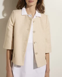 Cheap Katoen-Linnen Blazer Vrouwen Blazers