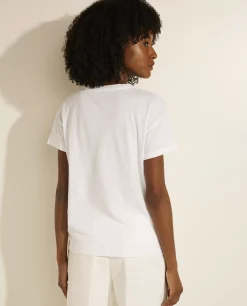 Best Sale Katoen-Linnen T-Shirt Vrouwen Tops