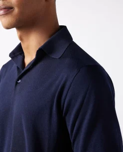 Store Knitted Polo Met Korte Mouwen Mannen Knitwear