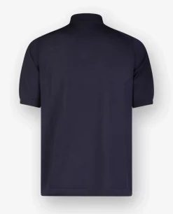Store Knitted Polo Met Korte Mouwen Mannen Knitwear