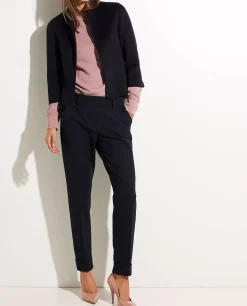 Best Korte Double Face Cashmere Blazer Vrouwen Blazers