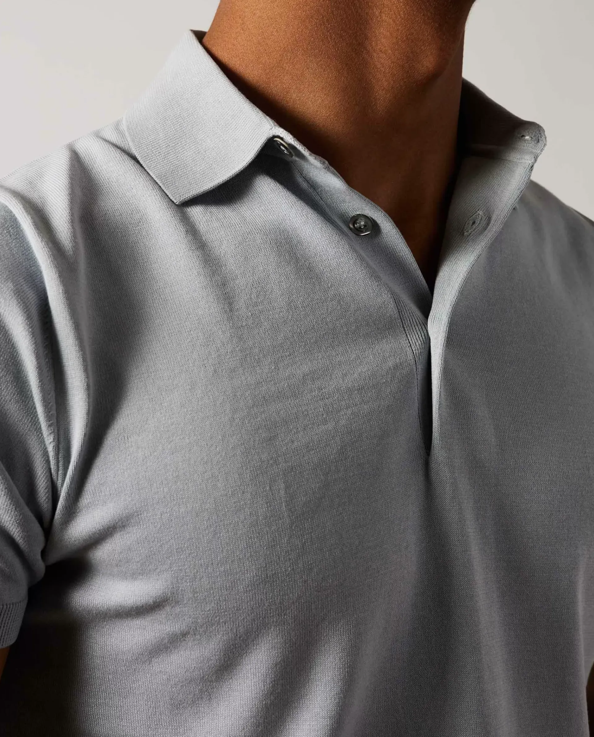 Store Korte Mouw Knitted Polo Mannen Polo