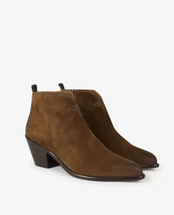 Outlet Korte Suede Laarzen Vrouwen Schoenen
