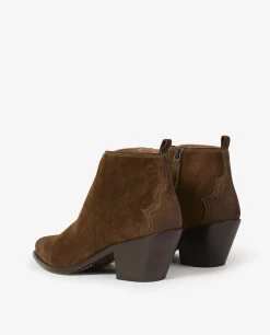 Outlet Korte Suede Laarzen Vrouwen Schoenen