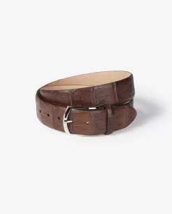 Hot Krokodillen Leren Riem Mannen Riemen
