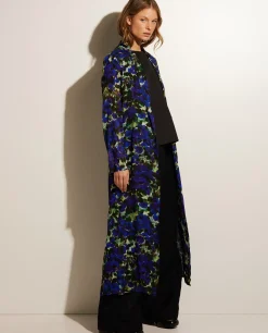 Store Lange Blazer Met Bloemen Vrouwen Blazers