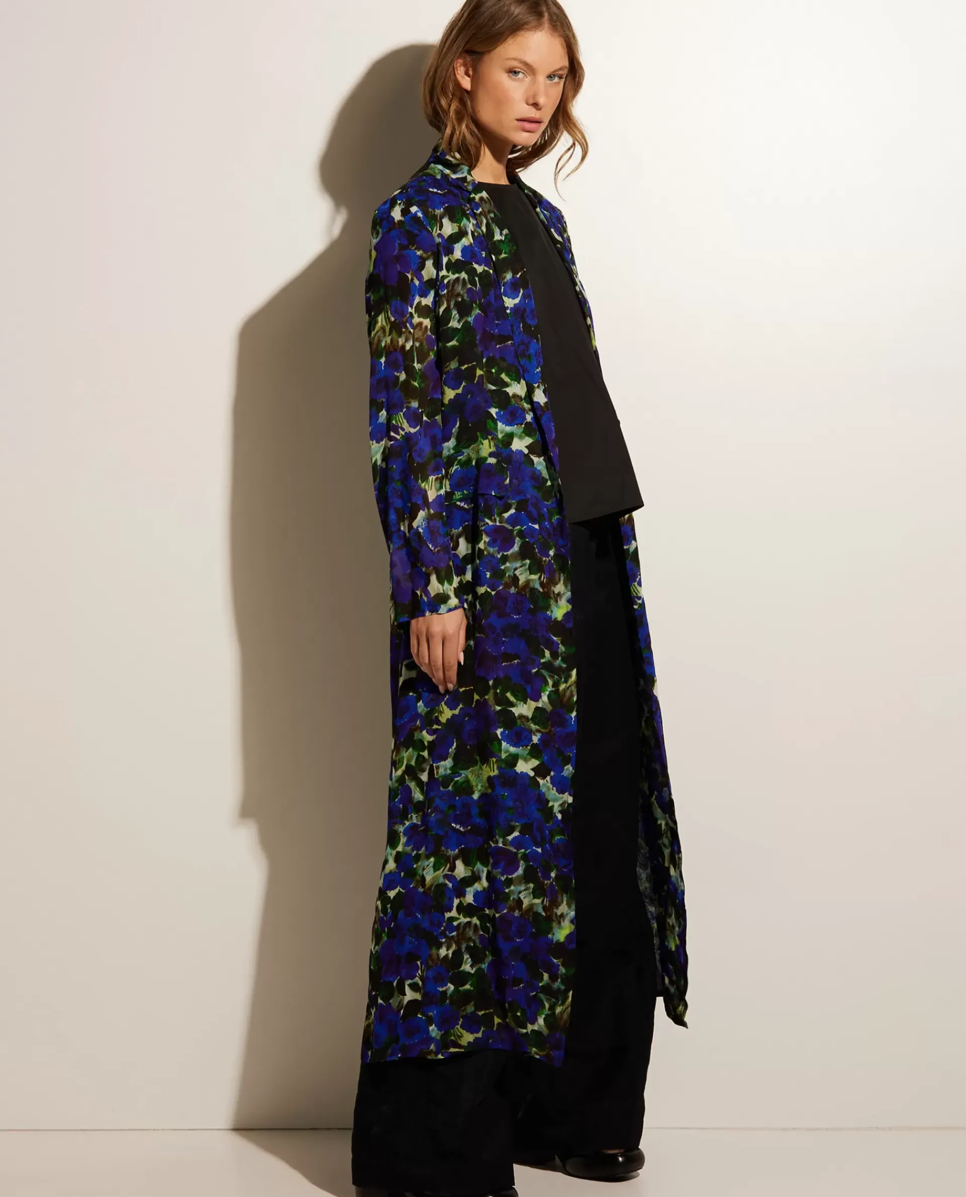 Store Lange Blazer Met Bloemen Vrouwen Blazers