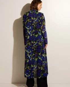 Store Lange Blazer Met Bloemen Vrouwen Blazers