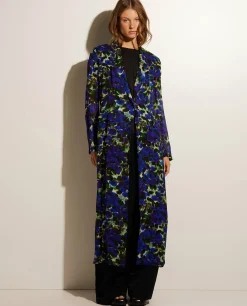 Store Lange Blazer Met Bloemen Vrouwen Blazers