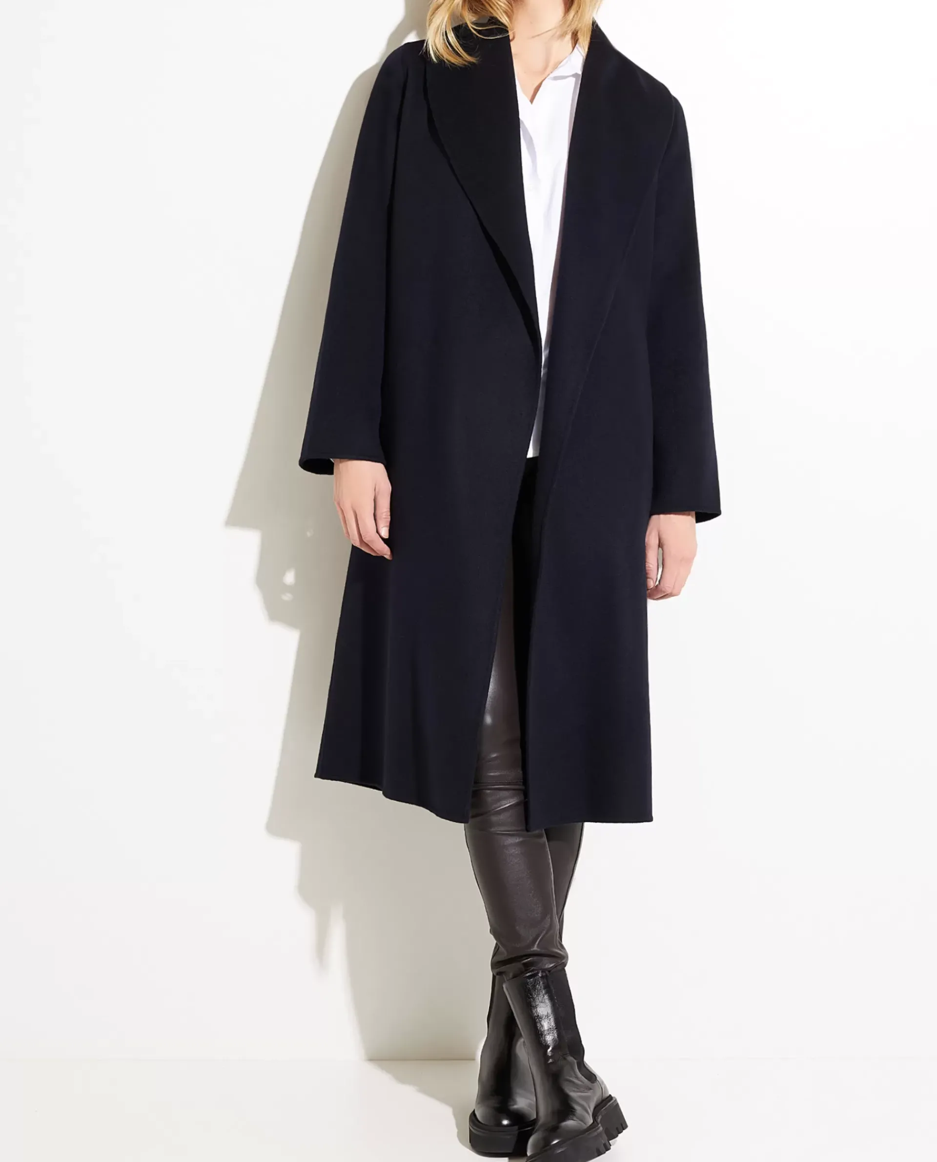 Sale Lange Cashmere Mantel Vrouwen Jassen