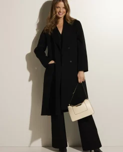 Discount Lange Double Face Cashmere Mantel Vrouwen Jassen